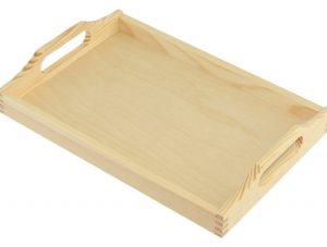 dřevěný tác